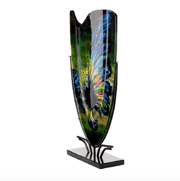 Butterfly Glass Vase