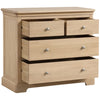 Lyon Oak 2 Over 2 Chest of Drawers