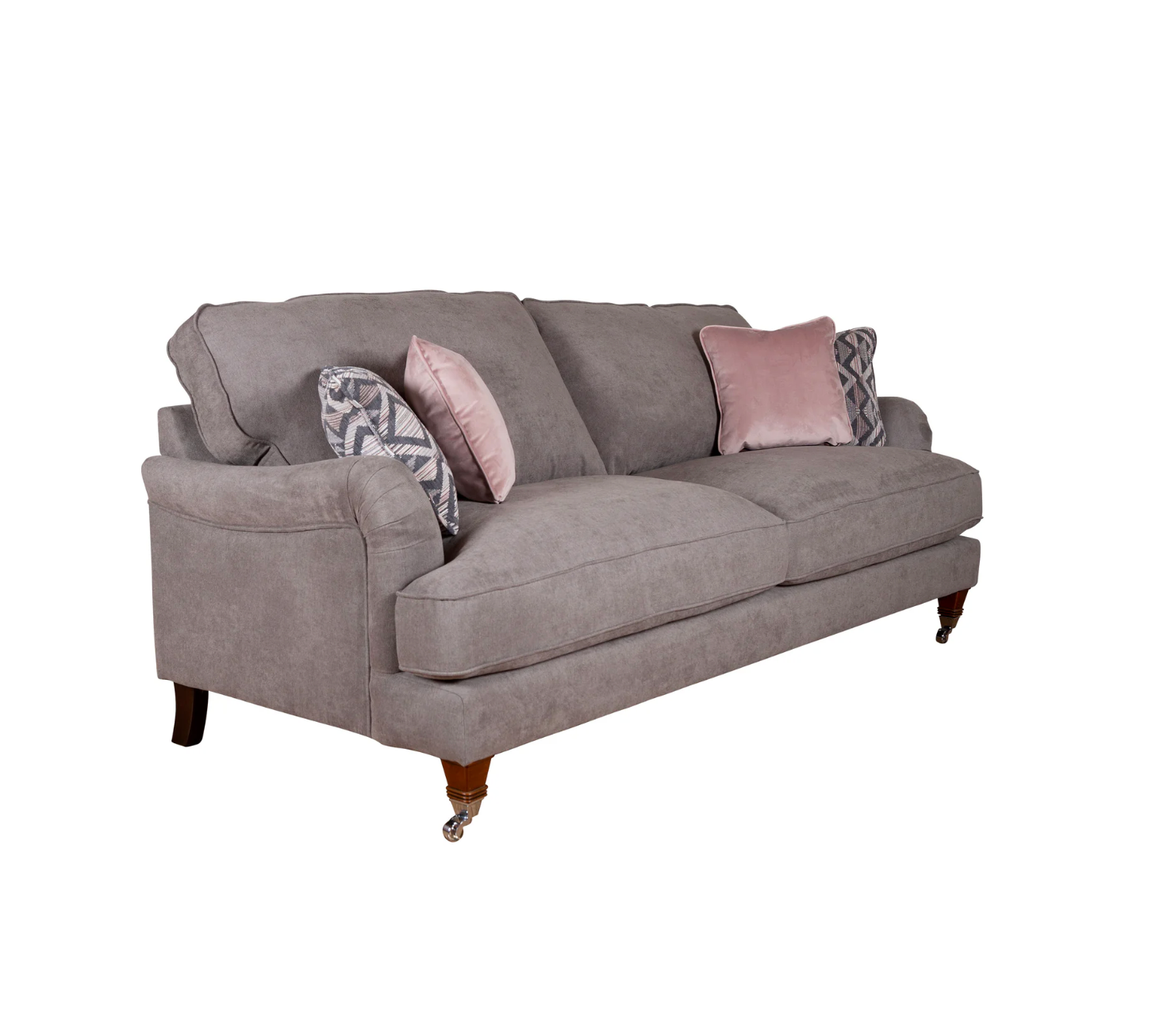 Beatrice Three Seater Sofa with Scatter Cushions