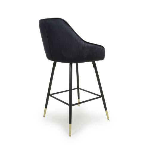 Savanna Brushed Velvet Bar Stool