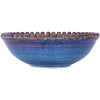 Mediterranean Reactive Glaze Ceramic Bowl Blue