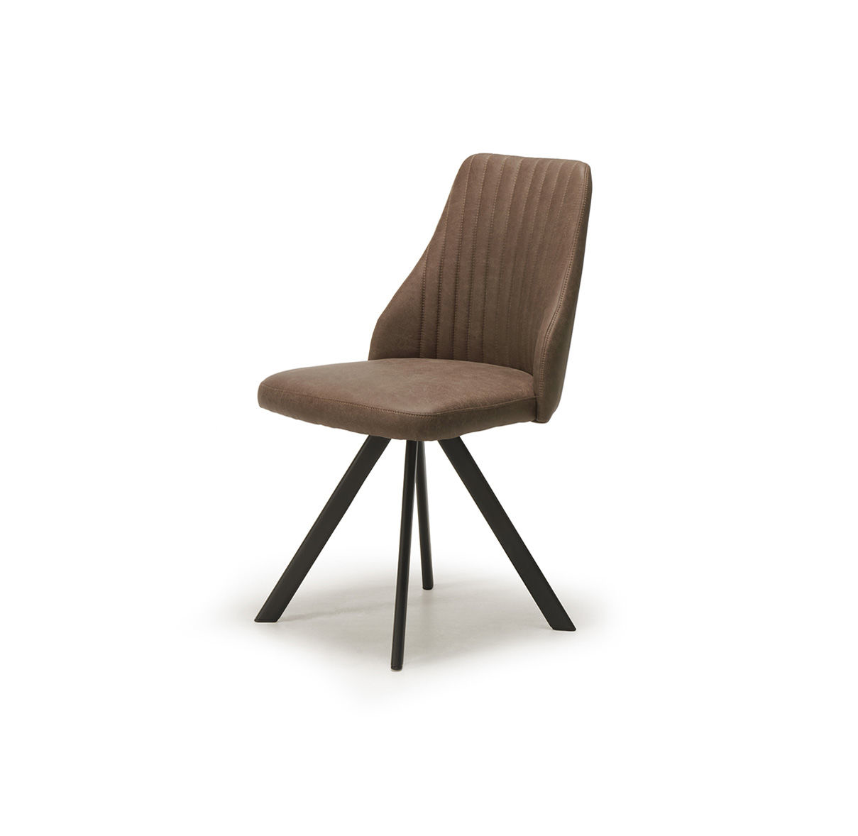 Swivel Dining Chair - Brown