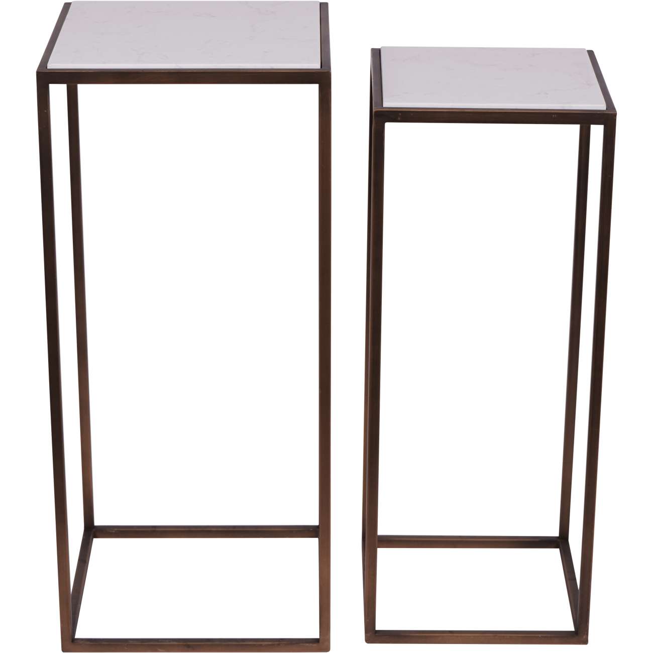 Hylas Ceramic Set of two Side Tables