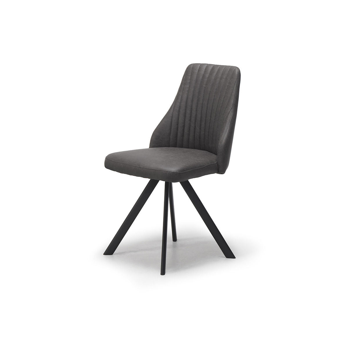 Swivel Dining Chair - Dark Grey