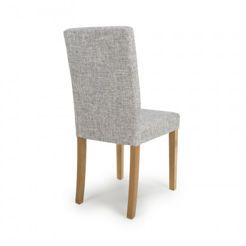 Finley Linen Effect Grey Weave Dining Chair