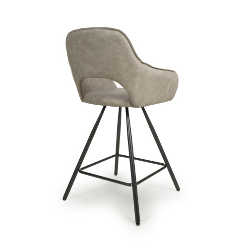 Truro Leather Effect Bar Stool