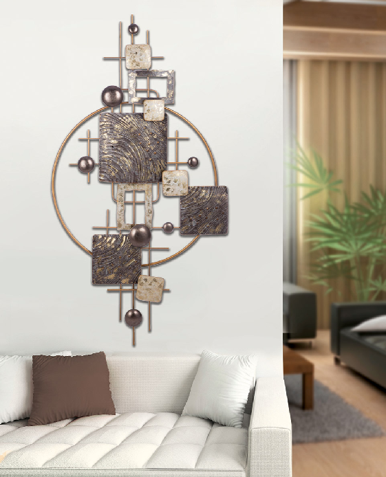 Orbit Wall Relief - Metal Art