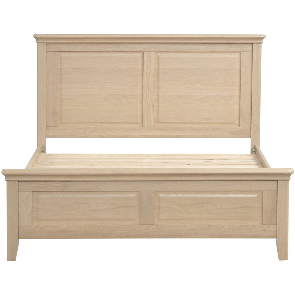 Lyon Oak High Foot End Panel Bed