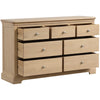 Lyon Oak 3 over 4 Chest of Drawers