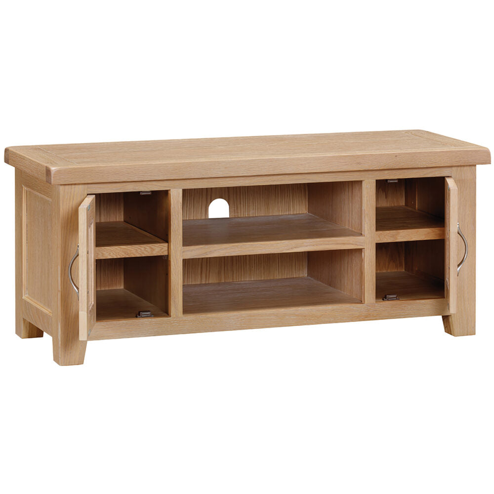 Warwick Oak Large TV Unit