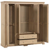 Lyon Oak Qaud Wardrobe