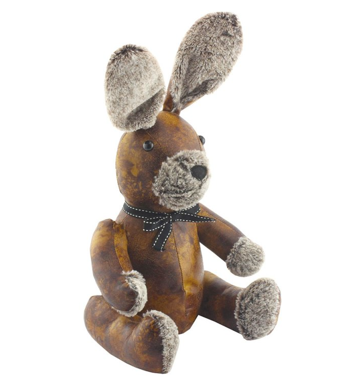 Faux Leather Rabbit Door Stop – World of Wood Buckingham