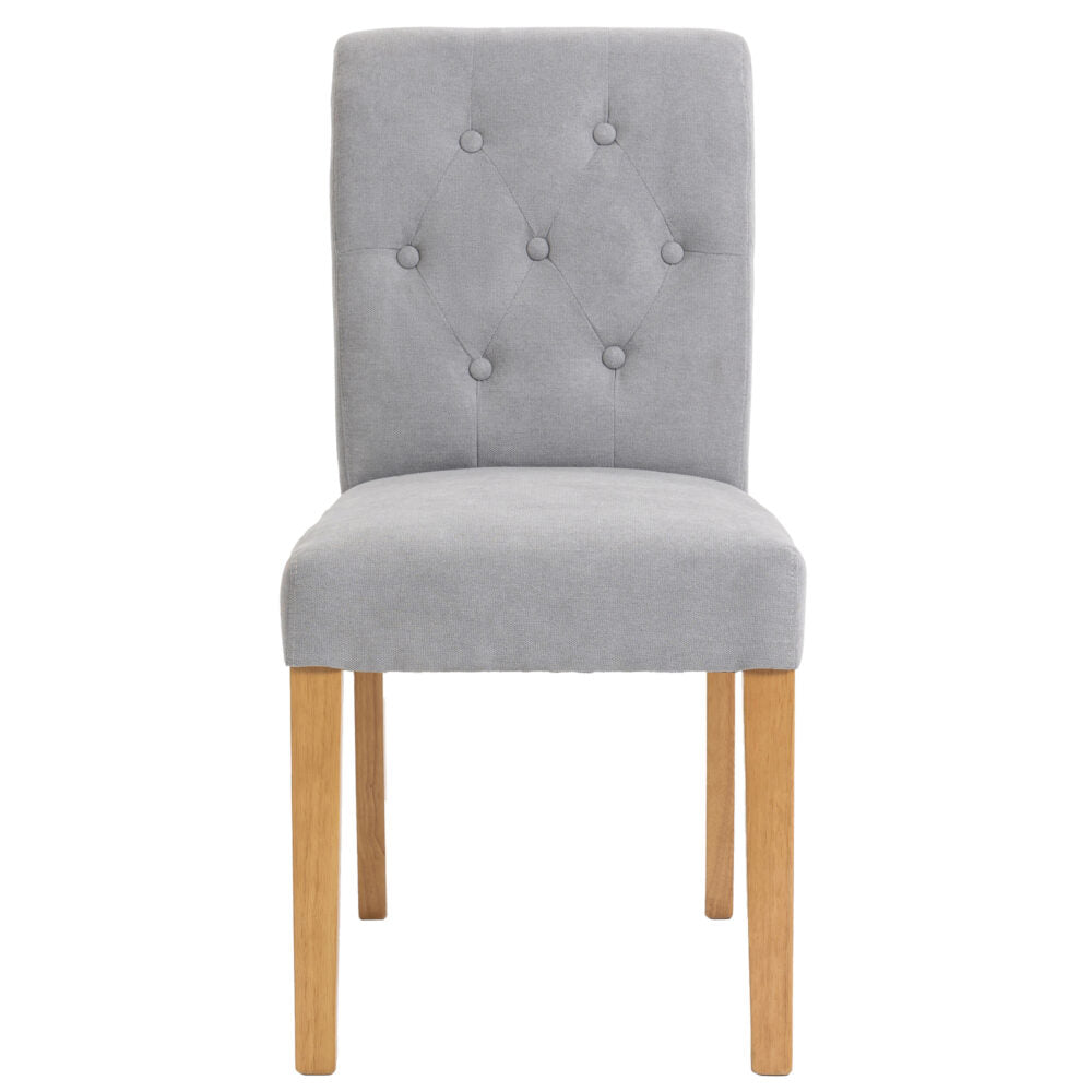 Stella Fabric Buttoned Back Dining Chair