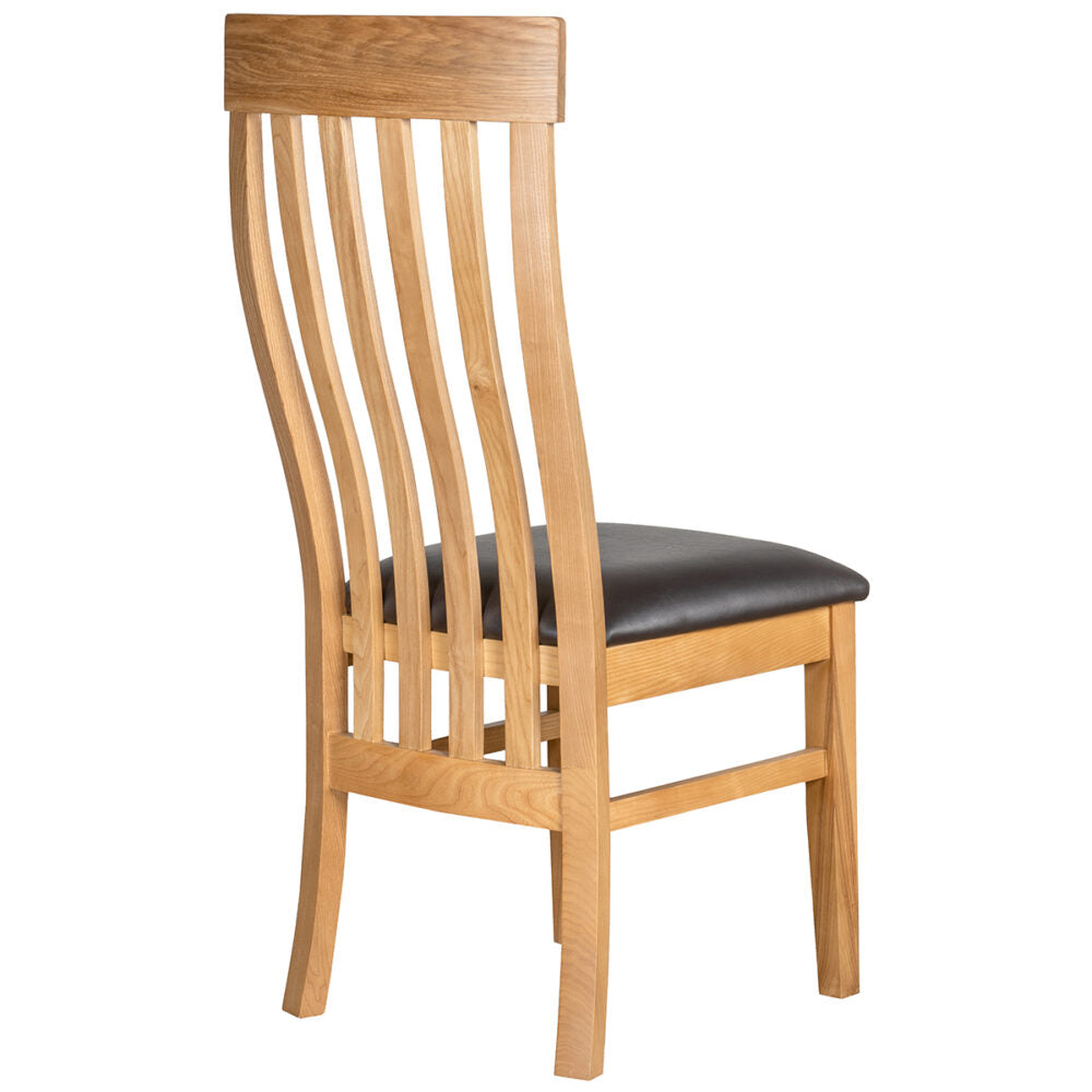 Slatted Back Dining Chair