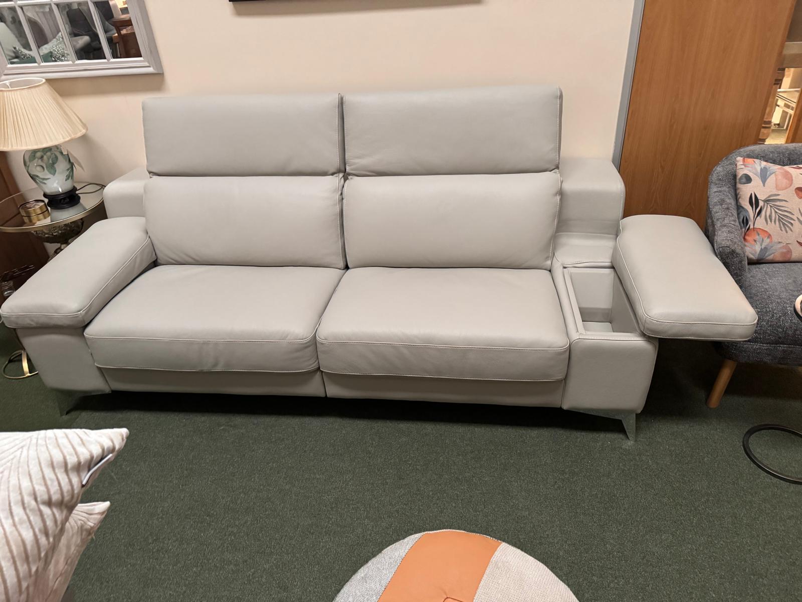 Milano leather 3 Seater 2 Cushion sofa