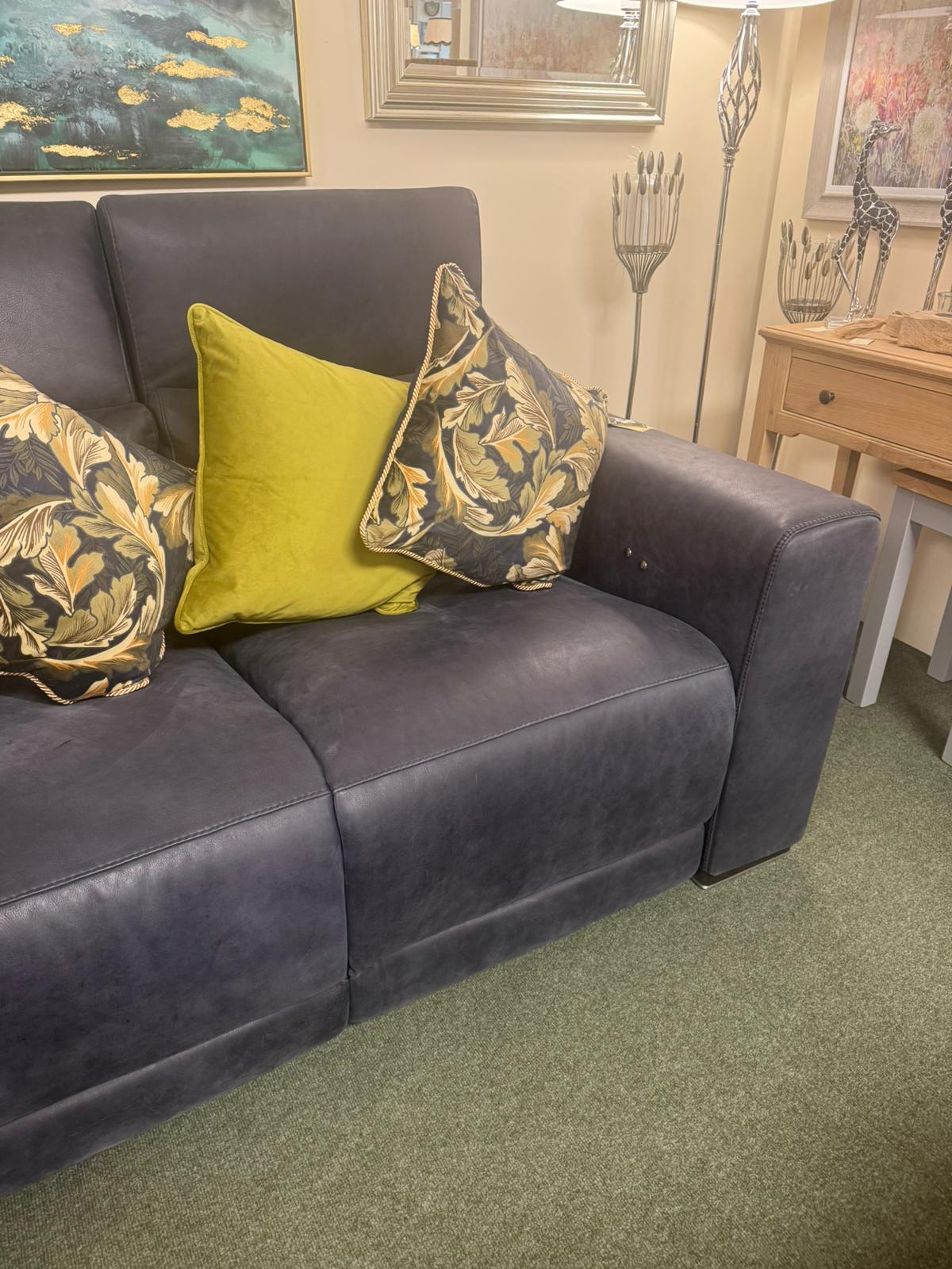 Natural Leather 2 Seater recliner Sofa